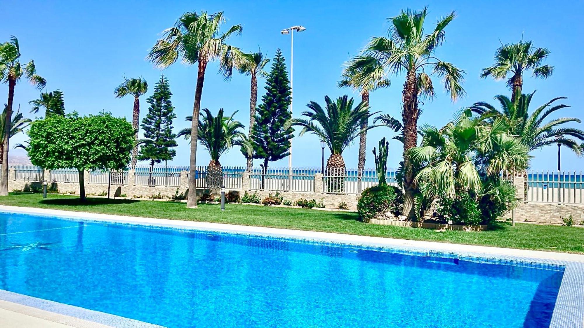 Ferienwohnung Vista Del Mar Residencial Roquetas de Mar Exterior foto